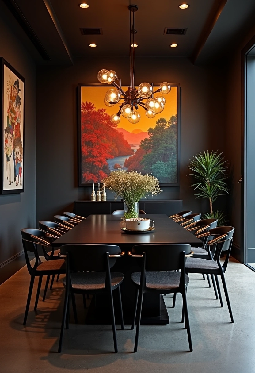 dark dining room ideas 16