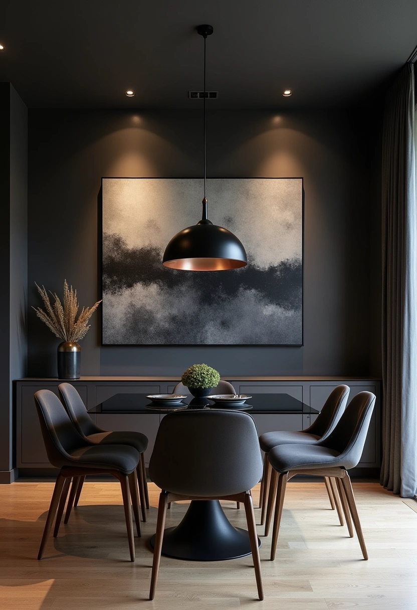 dark dining room ideas 20