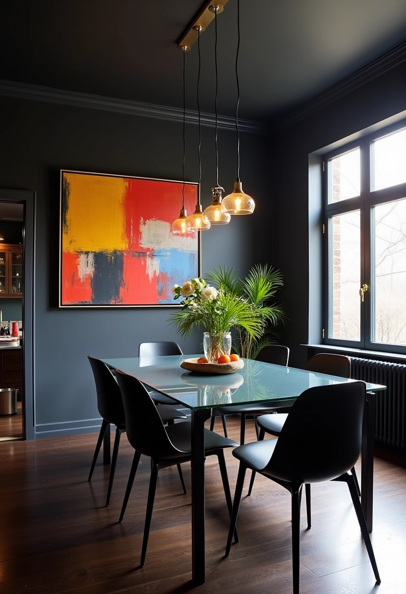 dark dining room ideas 4