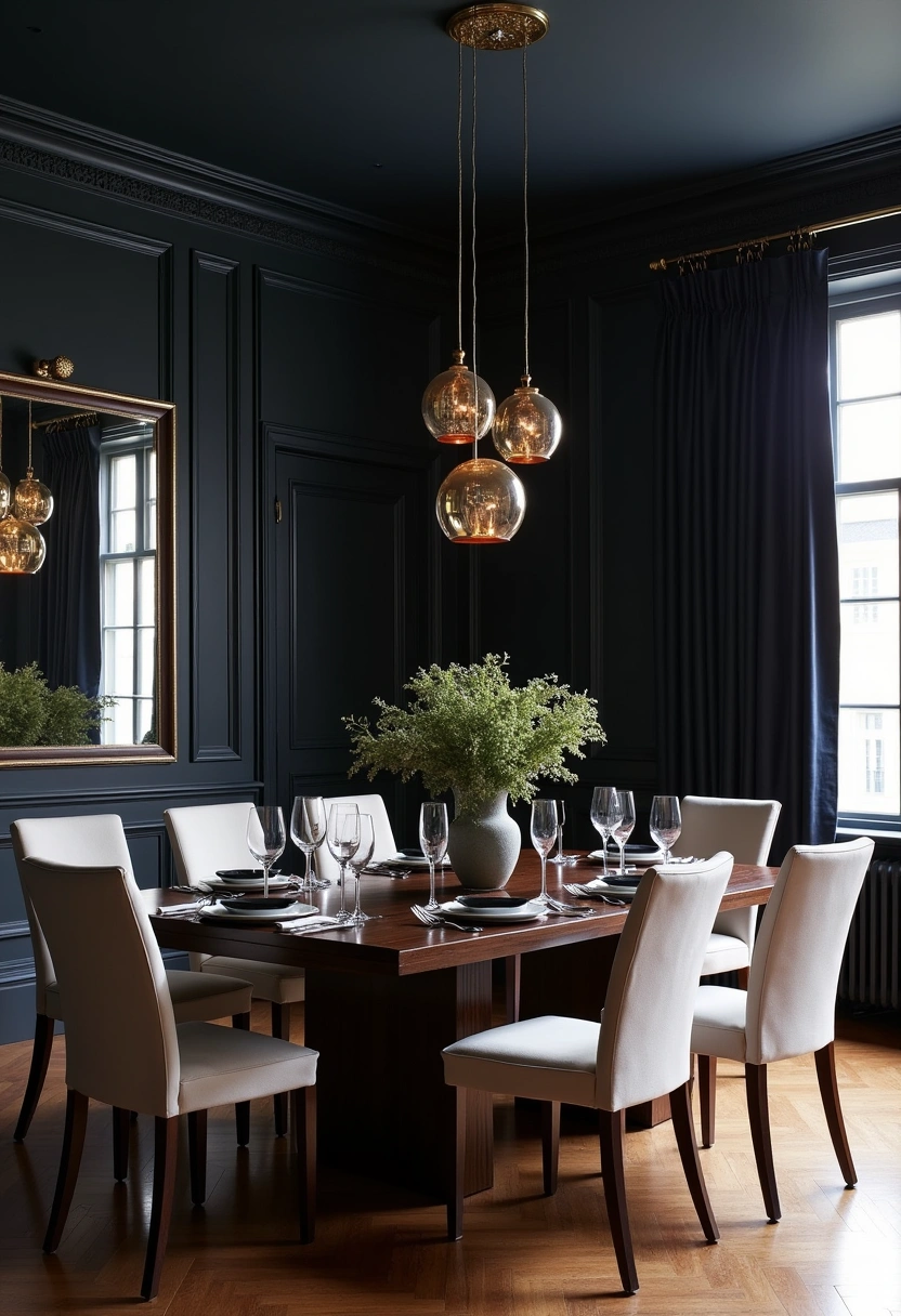 dark dining room ideas 6