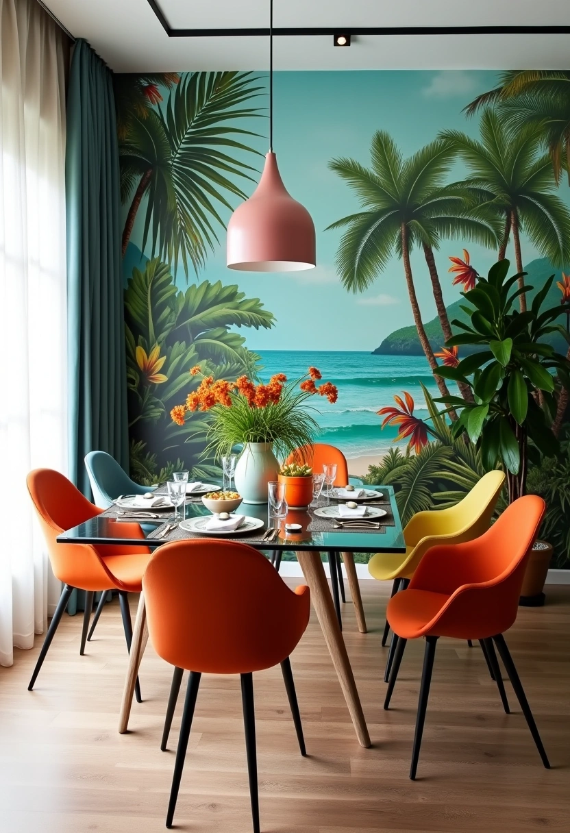 dining room accent wall ideas 7