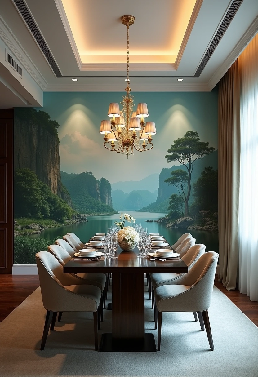 dining room feature wall ideas 4