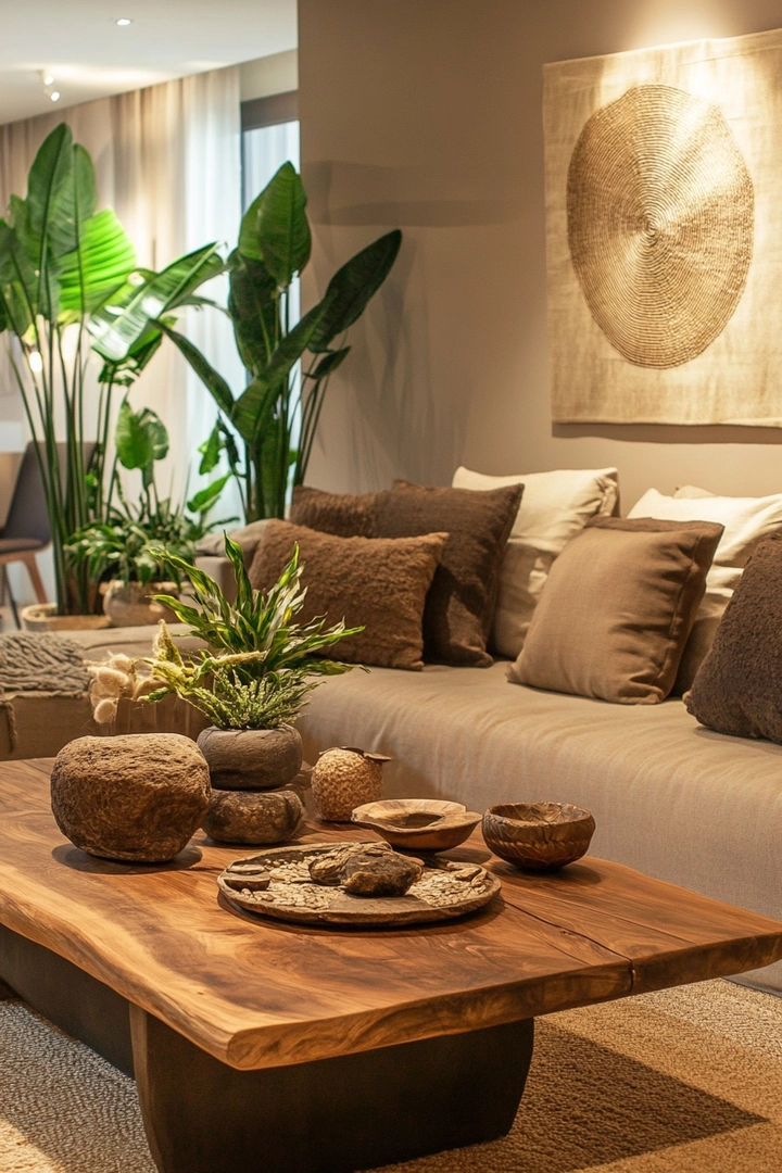 earthy living room ideas 16