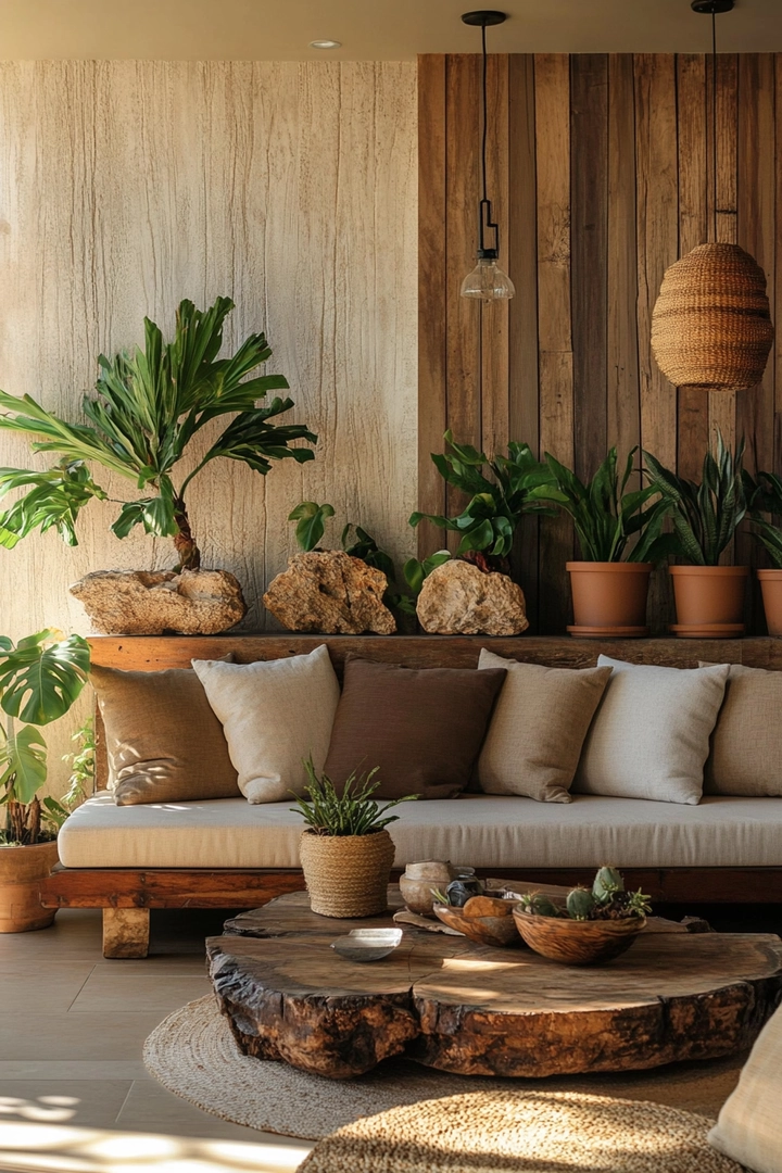 earthy living room ideas 32