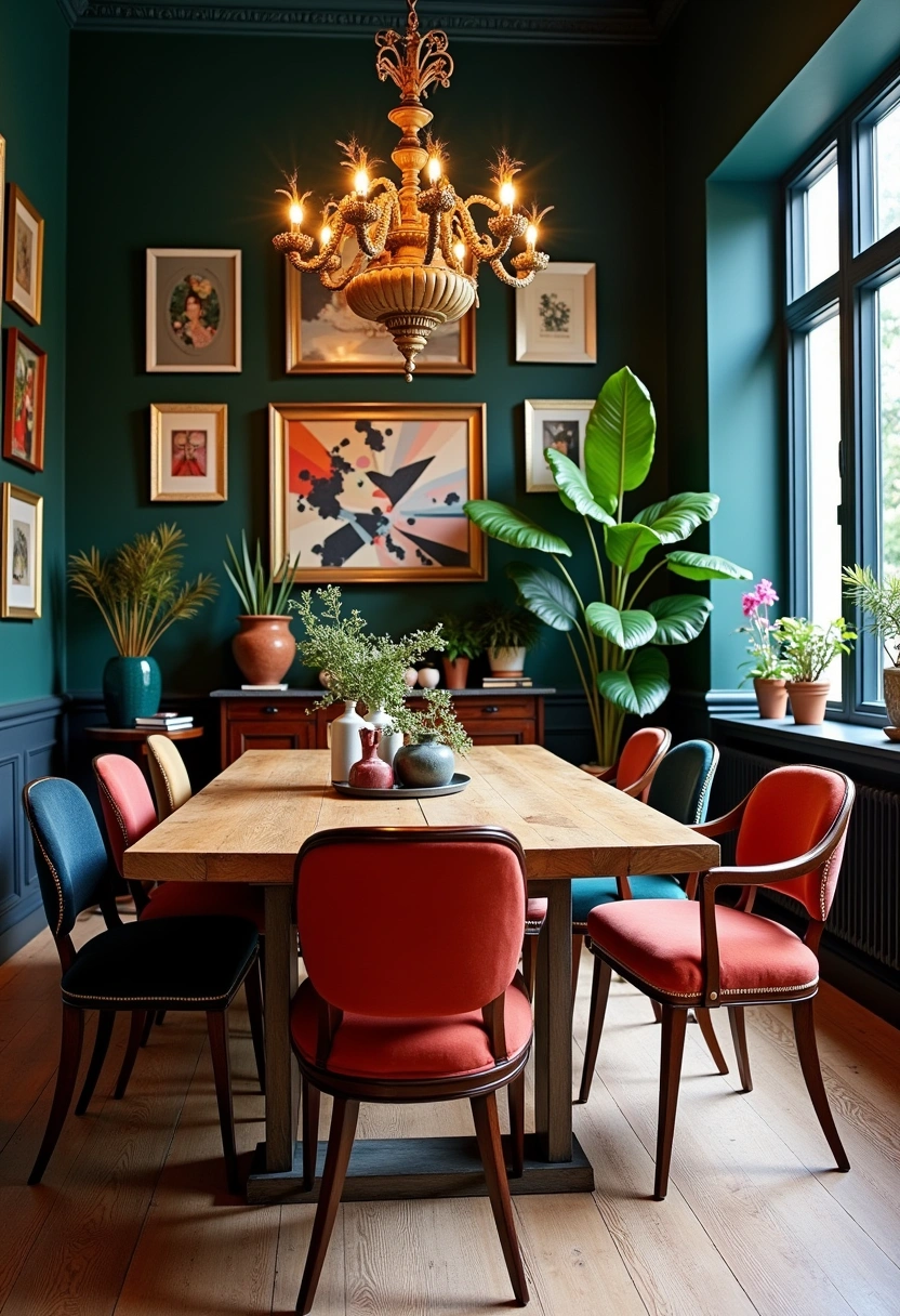 eclectic dining room ideas 1