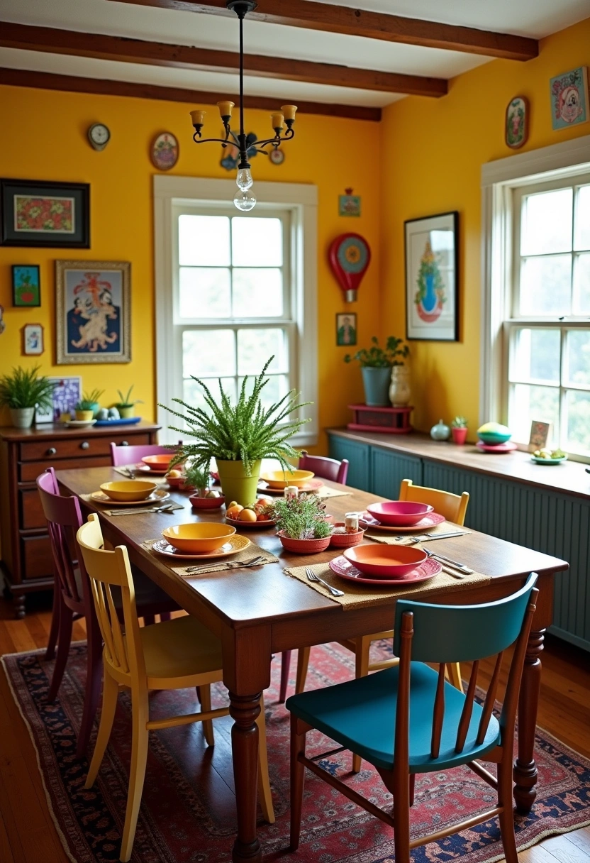 eclectic dining room ideas 20