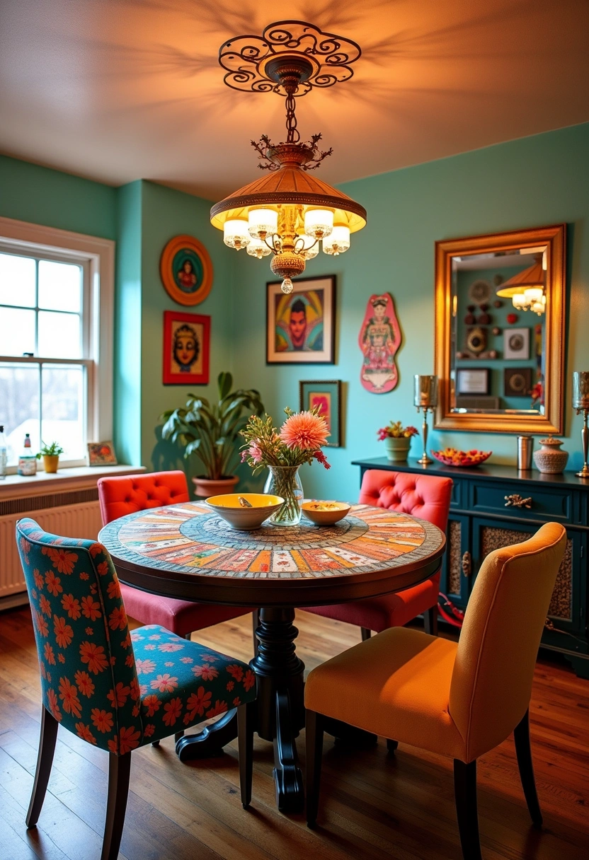 eclectic dining room ideas 8