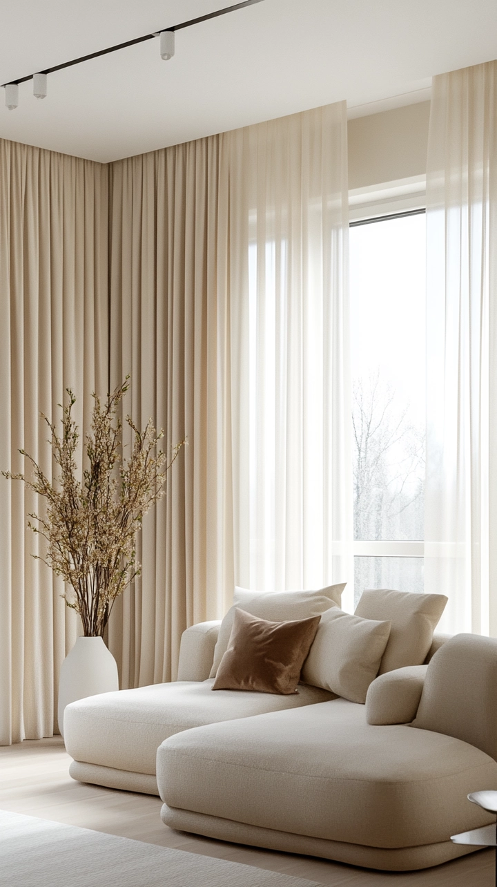 elegant curtain ideas for living room 17