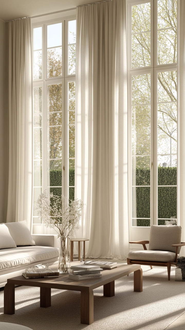 elegant curtain ideas for living room 19