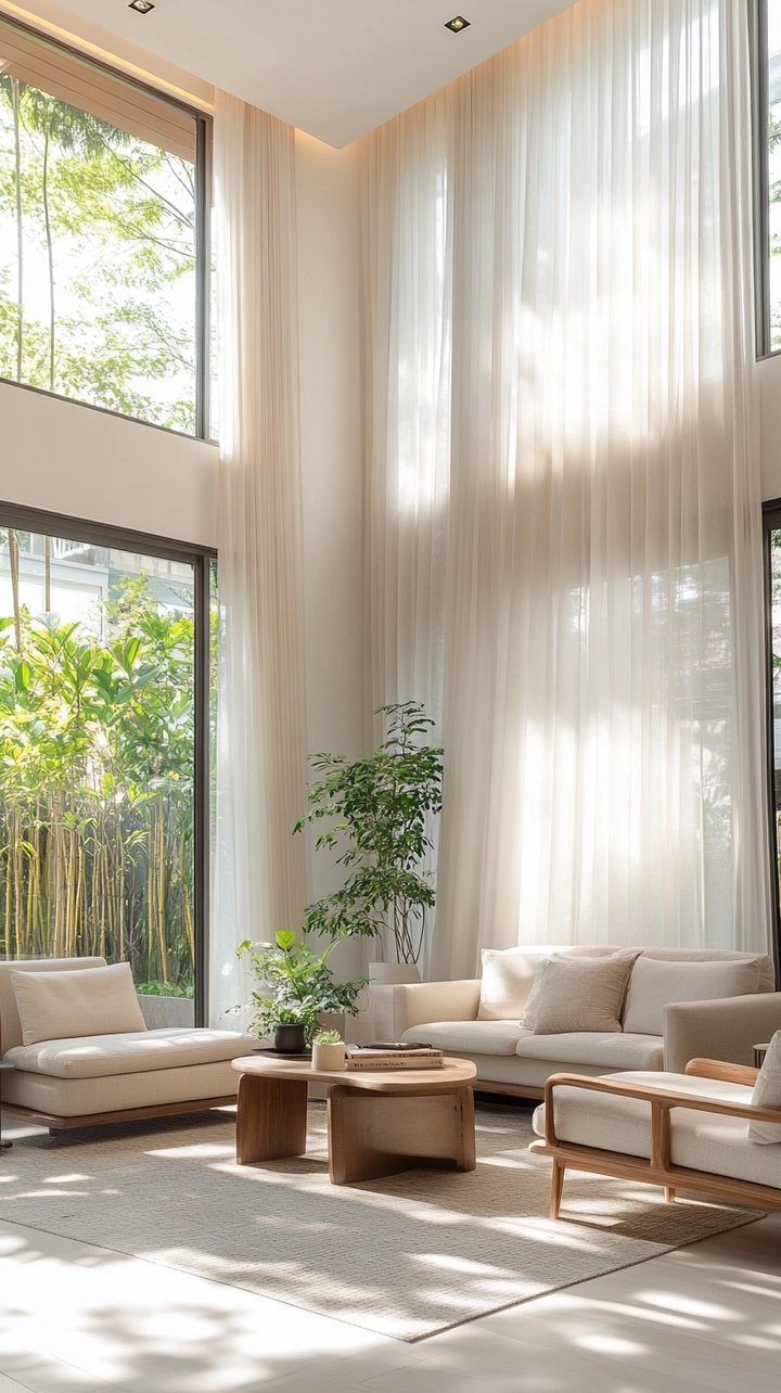 elegant curtain ideas for living room 20