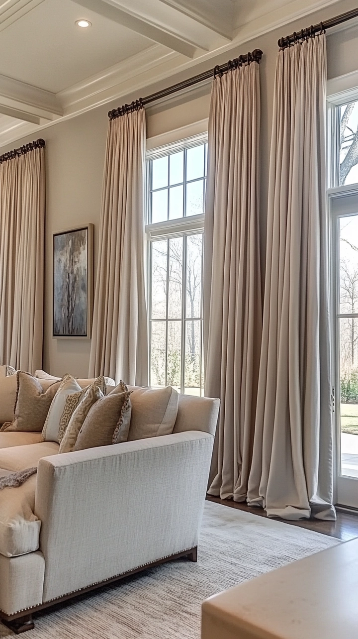 elegant curtain ideas for living room 36