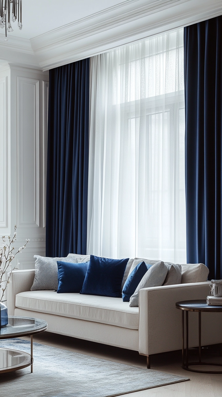 elegant curtain ideas for living room 37