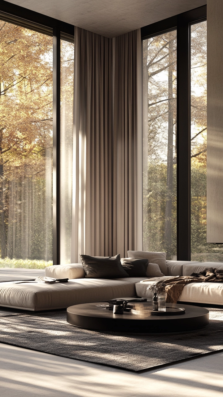 elegant curtain ideas for living room 51