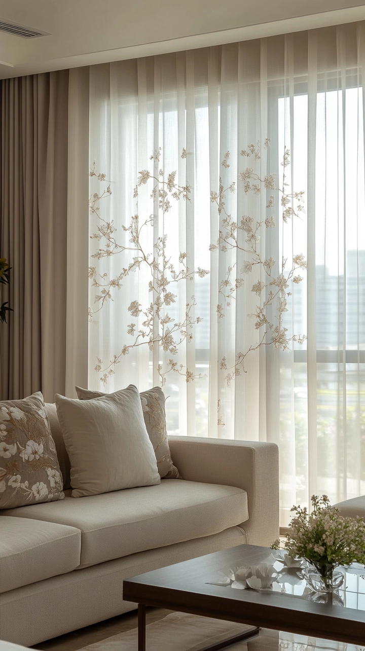 elegant curtain ideas for living room 54