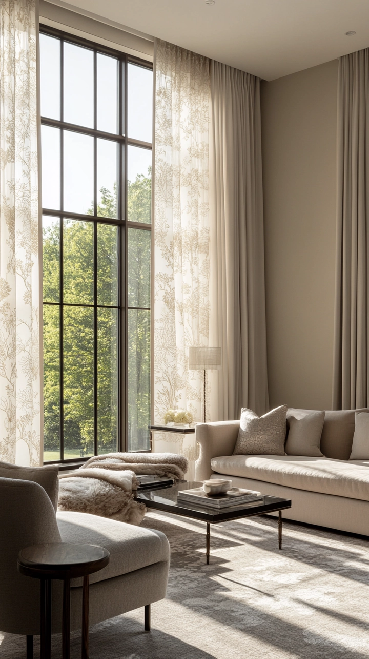 elegant curtain ideas for living room 56