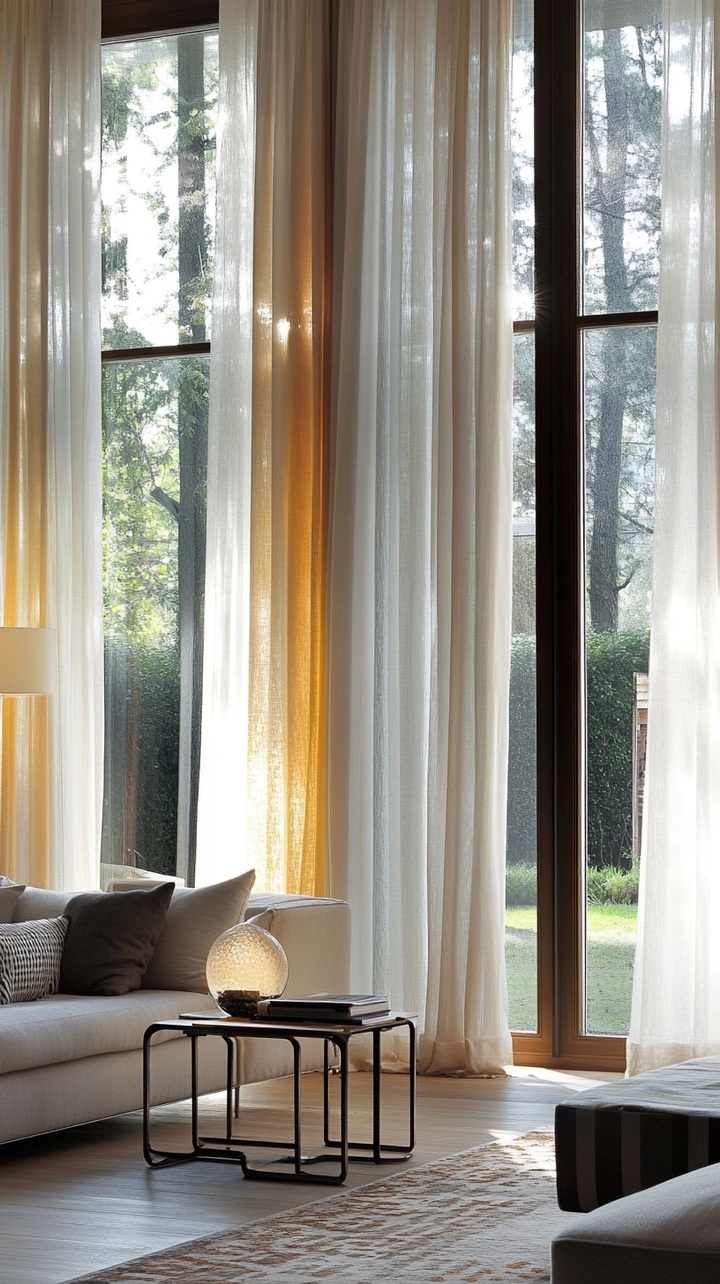 elegant curtain ideas for living room 58