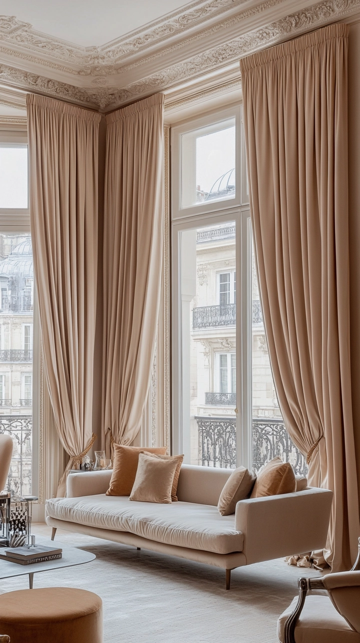 elegant curtain ideas for living room 61