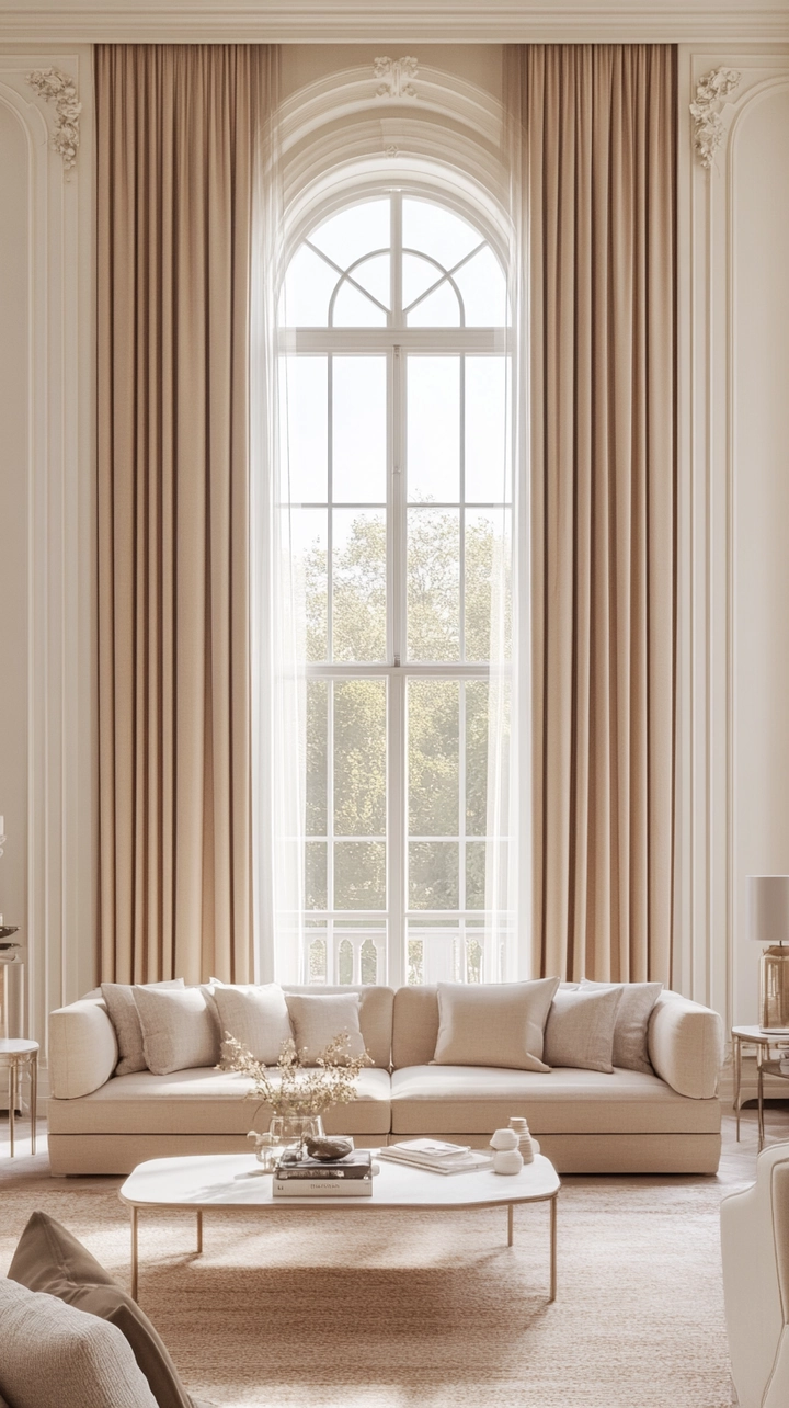 elegant curtain ideas for living room 63