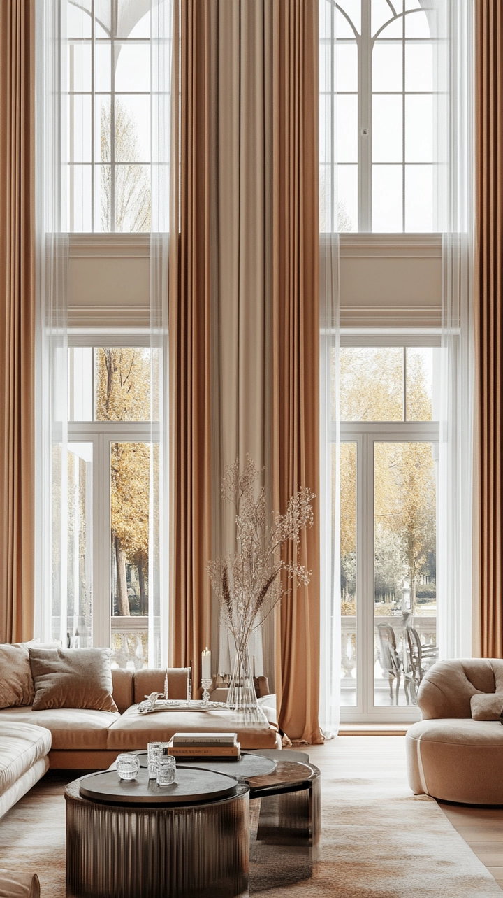 elegant curtain ideas for living room 64