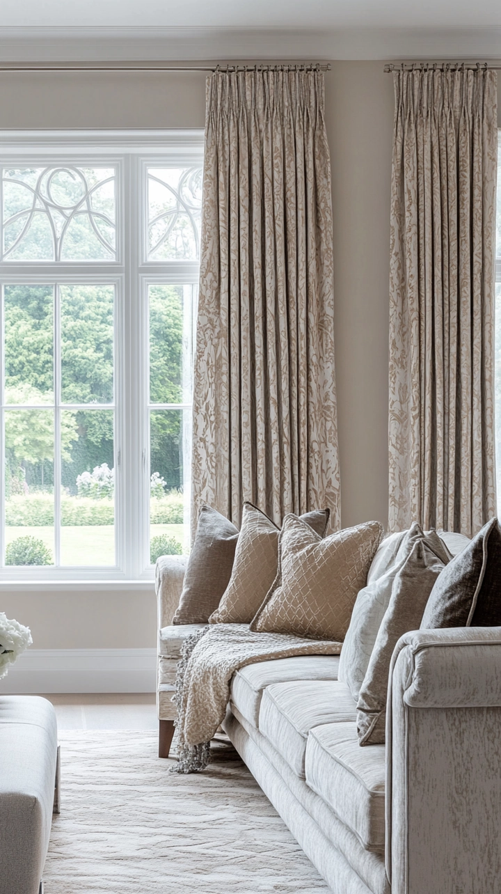 elegant curtain ideas for living room 73