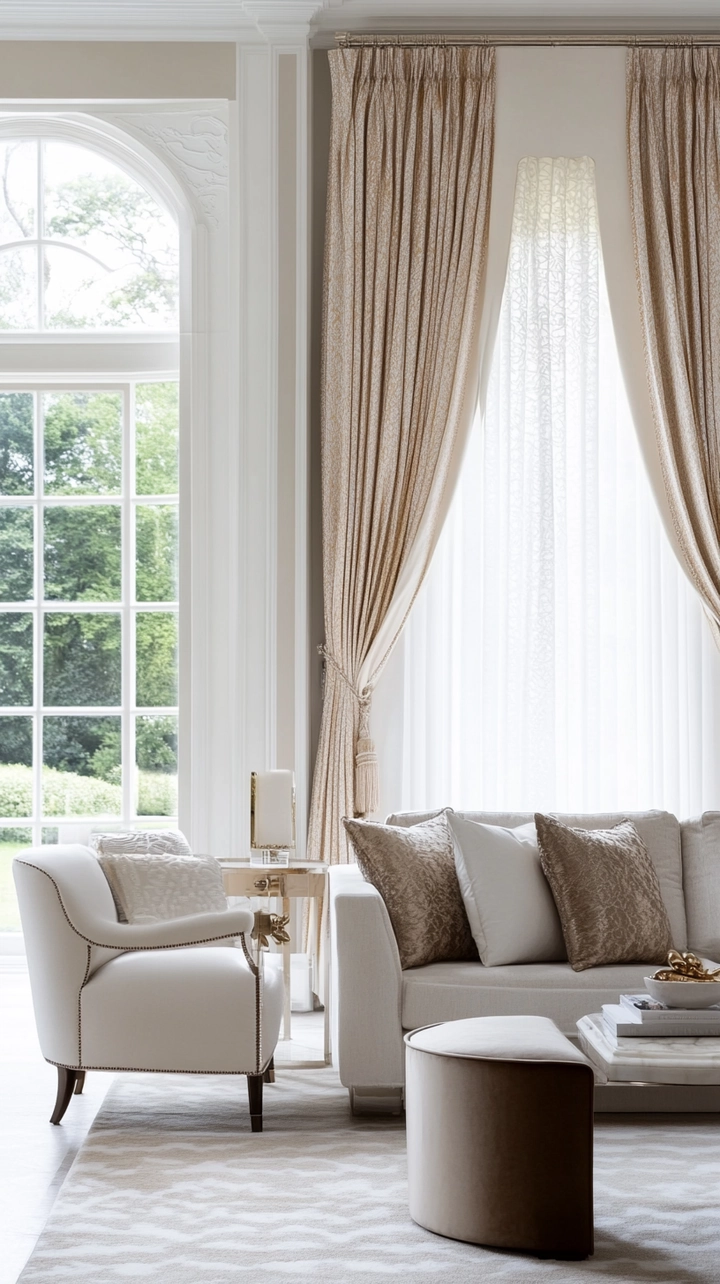 elegant curtain ideas for living room 76