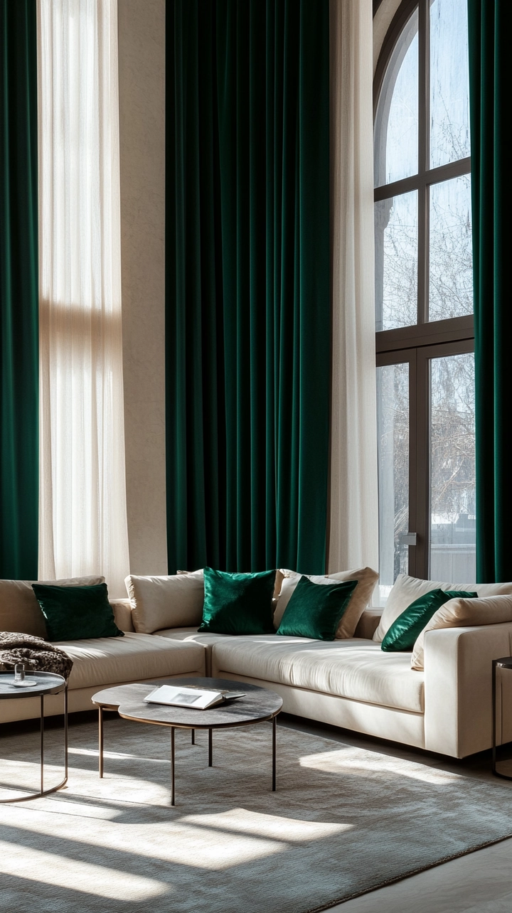 elegant curtain ideas for living room 79