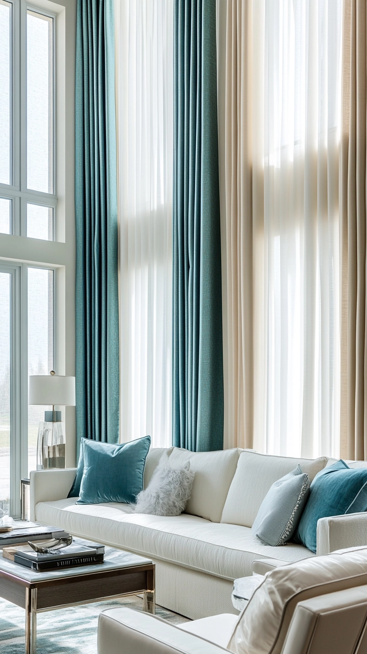 elegant curtain ideas for living room 86