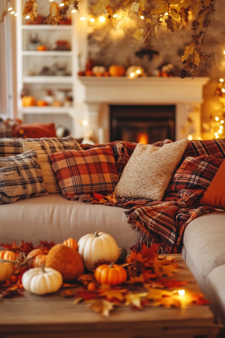 fall living room decorating ideas 1