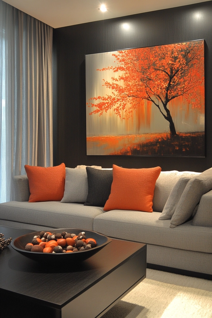 fall living room decorating ideas 23