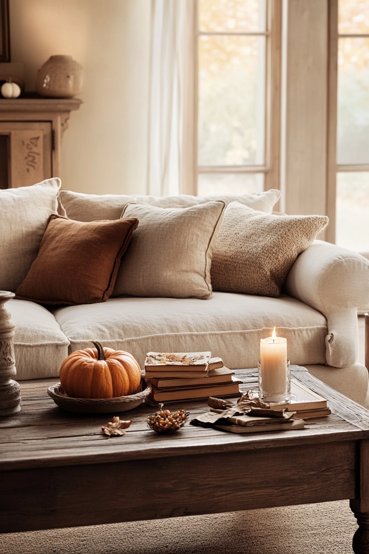 fall living room decorating ideas 25