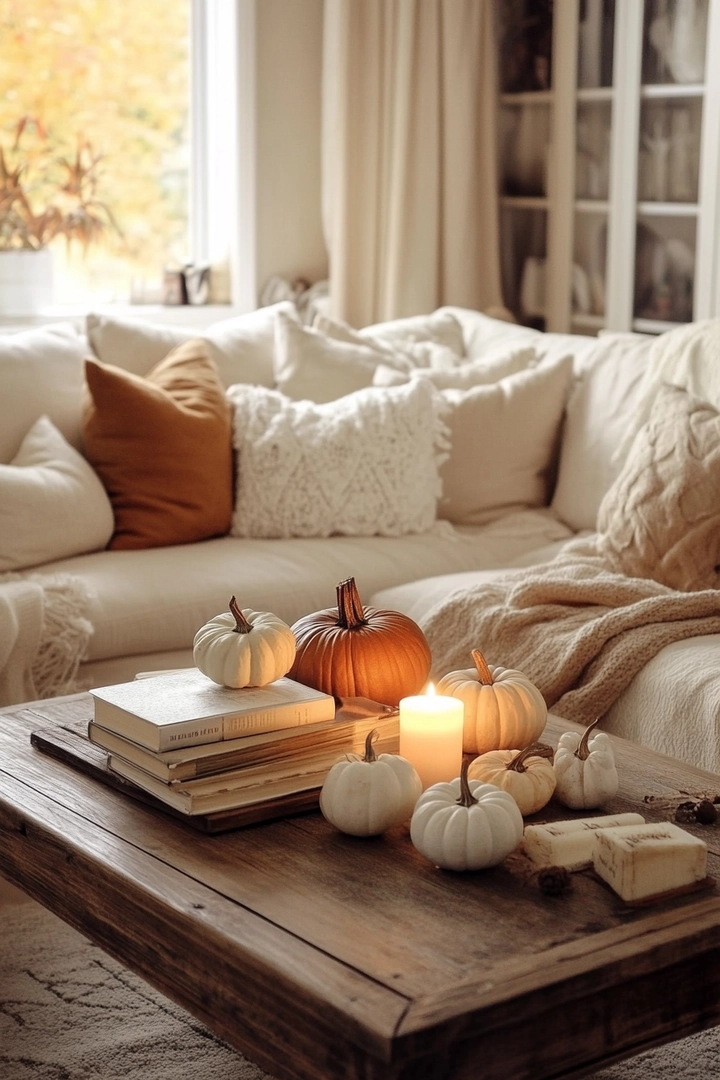 fall living room decorating ideas 27