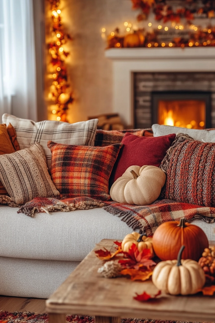 fall living room decorating ideas 4