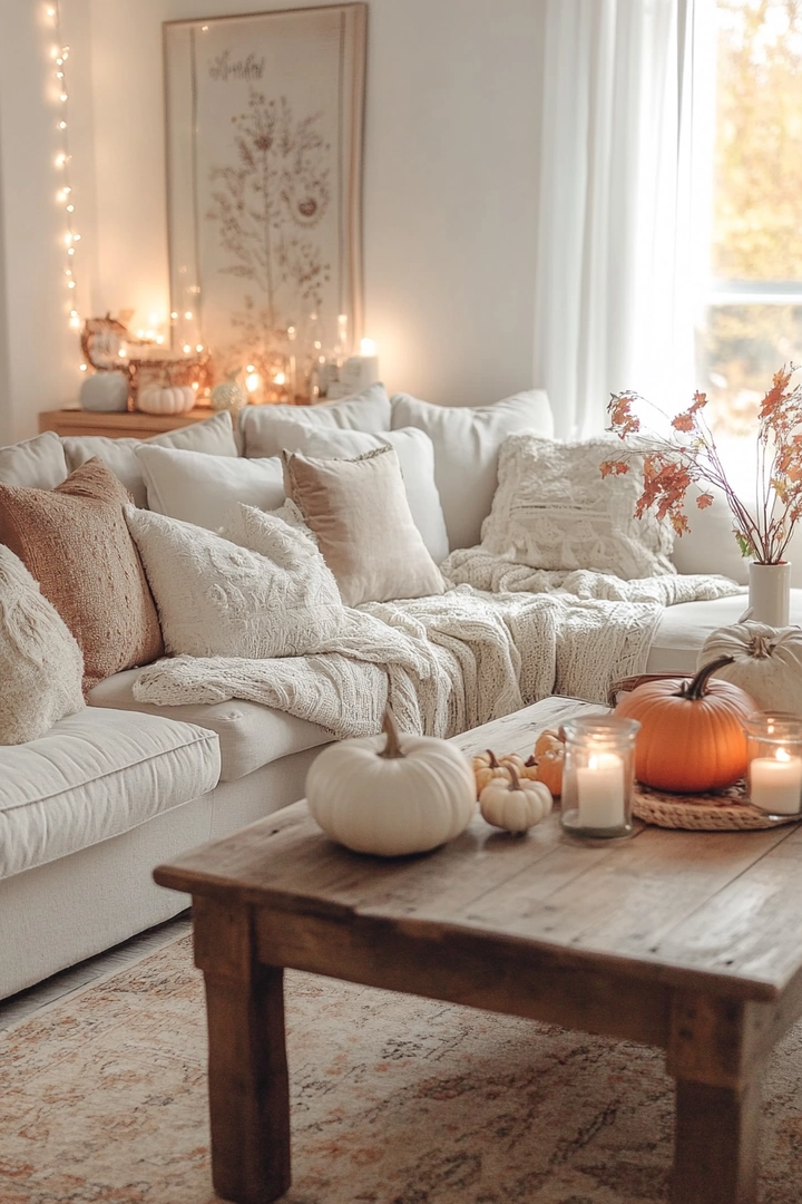 fall living room decorating ideas 40