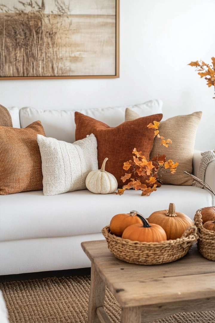 fall living room decorating ideas 48