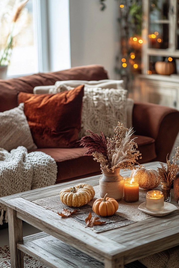 fall living room decorating ideas 57