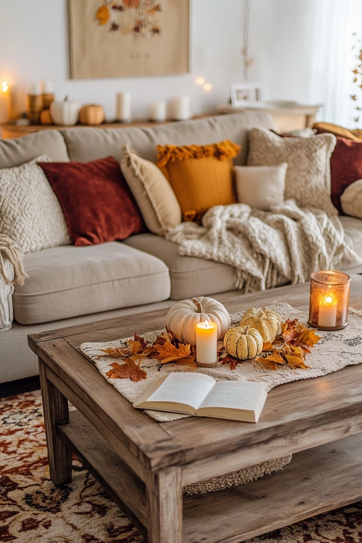 fall living room decorating ideas 58