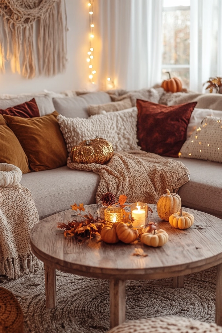 fall living room decorating ideas 59