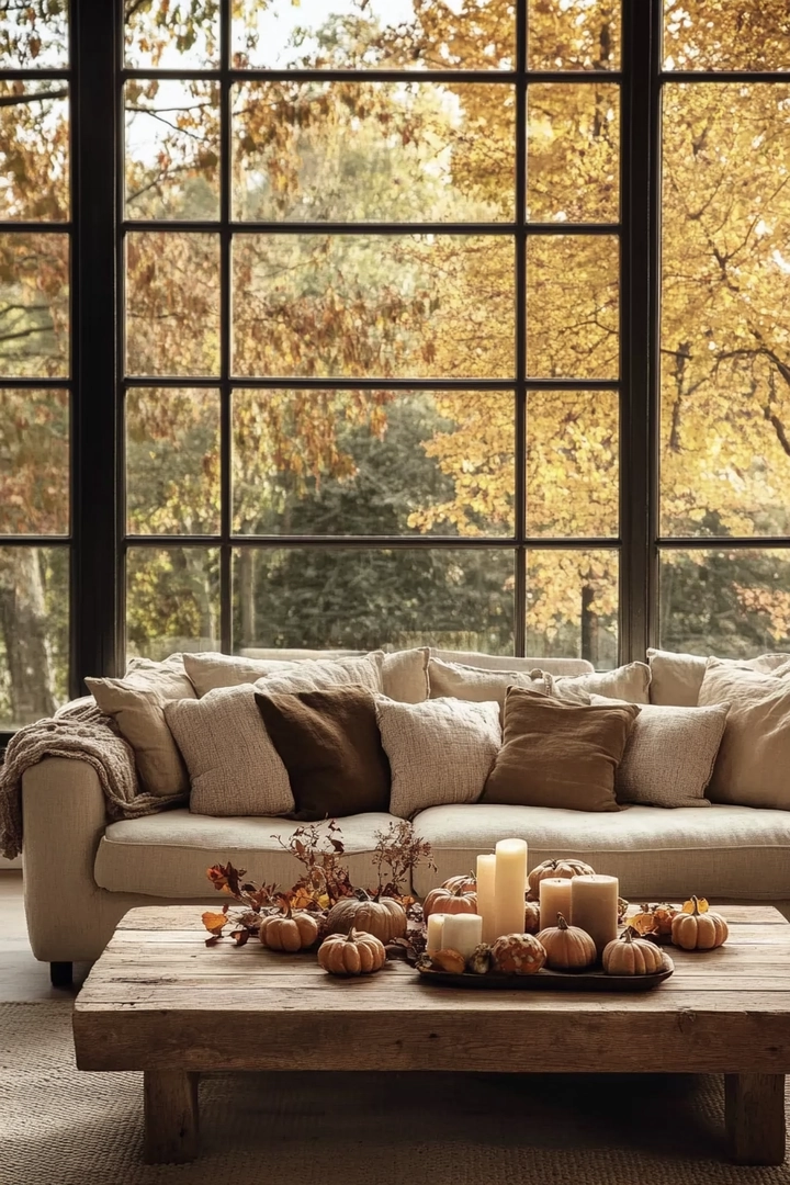 fall living room decorating ideas 61