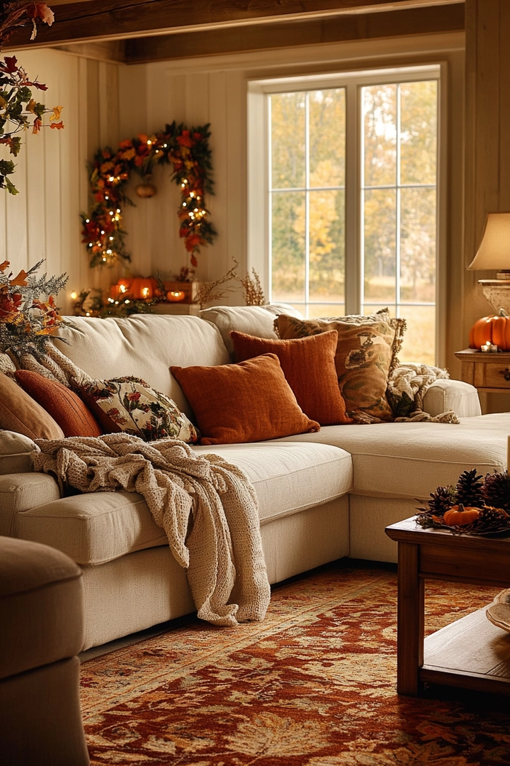 fall living room decorating ideas 67