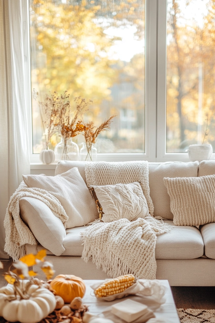 fall living room decorating ideas 78