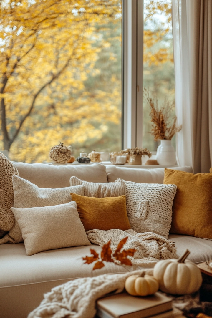 fall living room decorating ideas 80