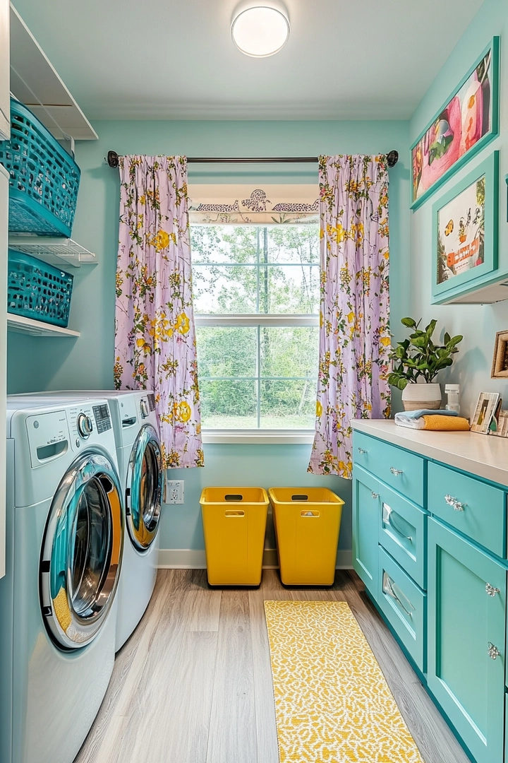 fun laundry room colors 10