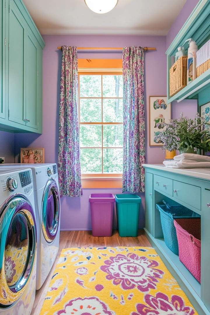 fun laundry room colors 11