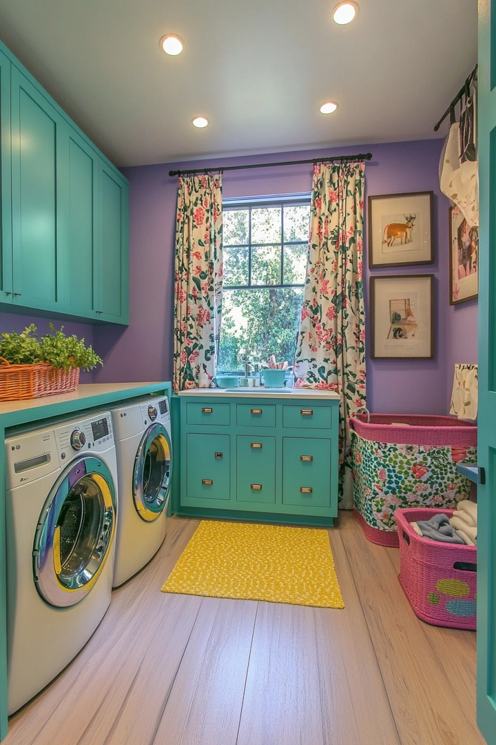 fun laundry room colors 12