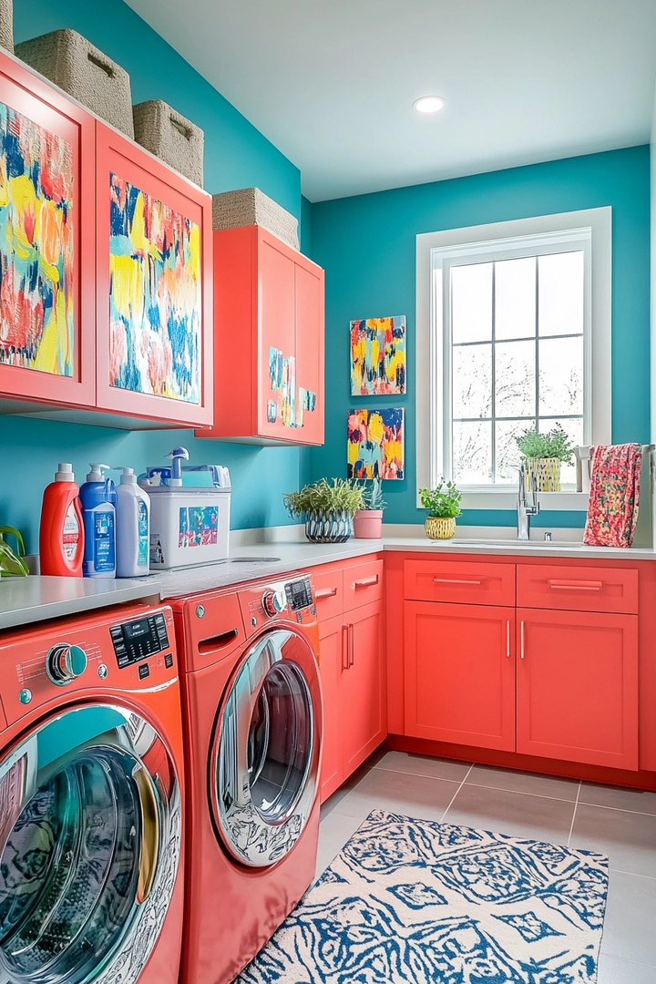 fun laundry room colors 18