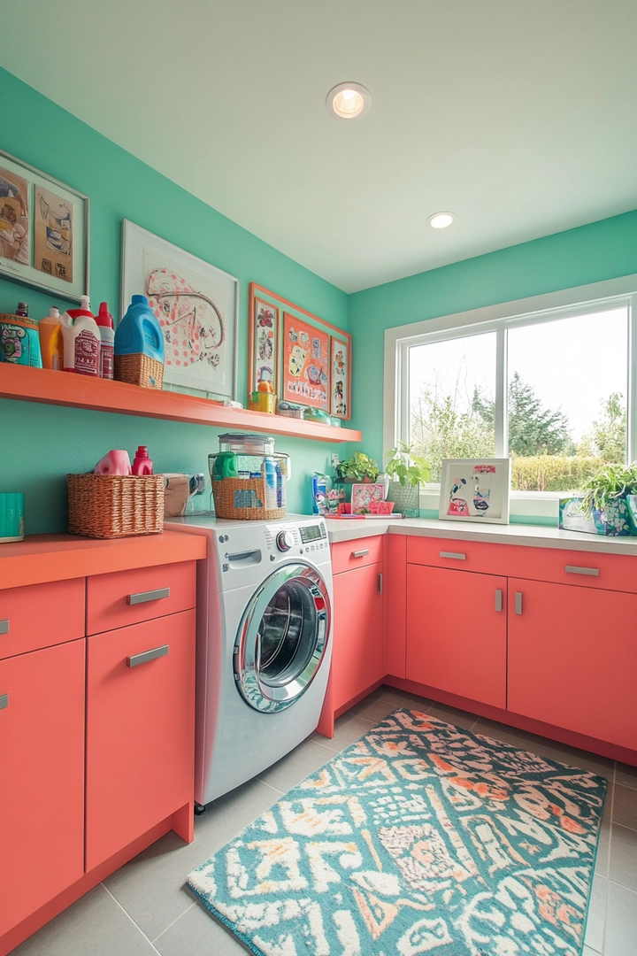 fun laundry room colors 20