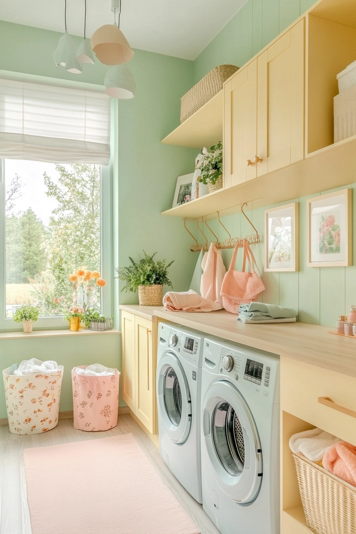 fun laundry room colors 23