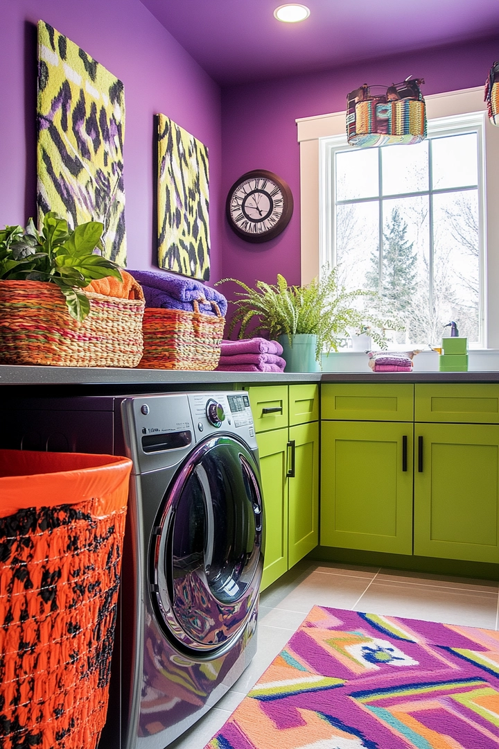 fun laundry room colors 26