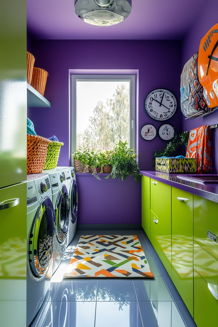 fun laundry room colors 28