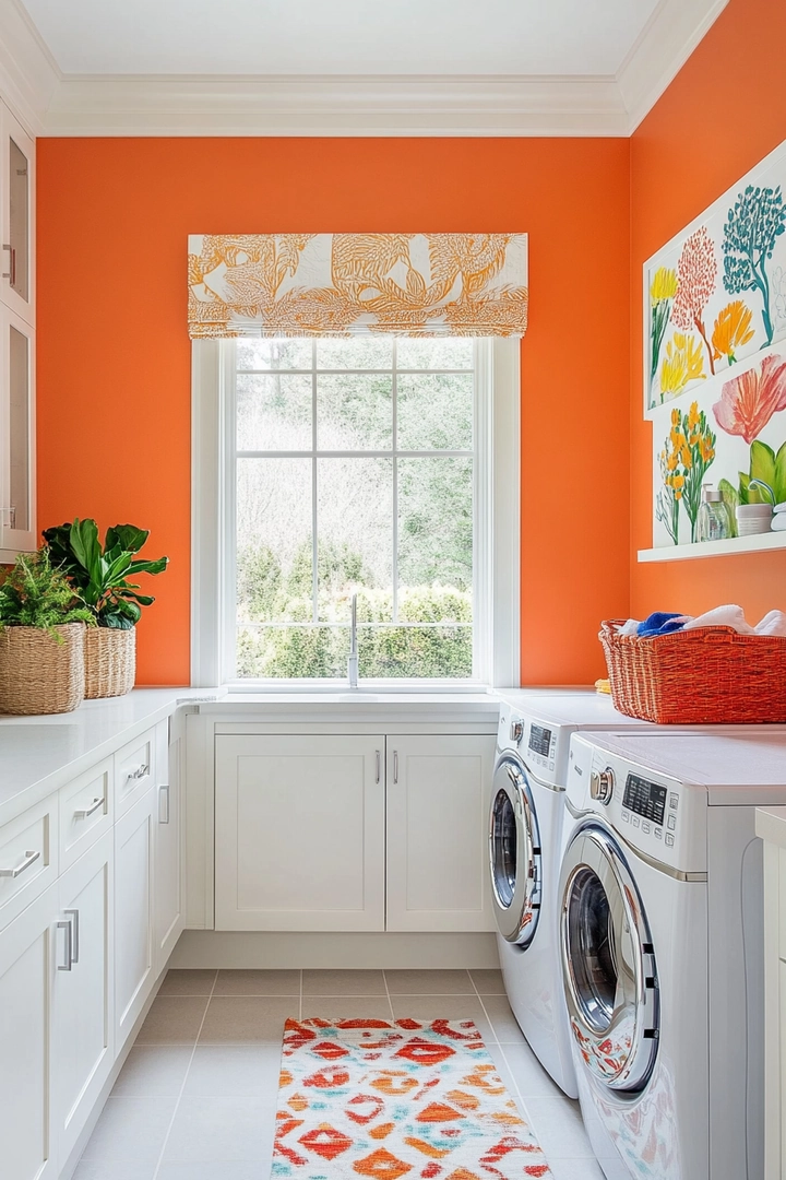 fun laundry room colors 31